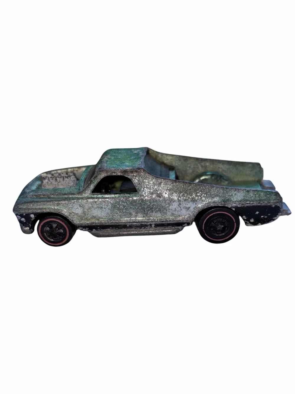 1969 Hot Wheels Redline SEASIDER US Lime Antifreeze No Boat